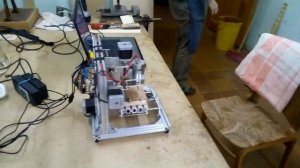 Мини фрезерный станок с чпу за 6 тысяч рблей