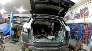 Range Rover Evoque. Rear end repair.Ремонт задней части