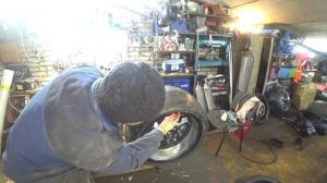 Harley-Davidson V-ROD 360 tire /переделка харлей-девидсон под 360 колесо