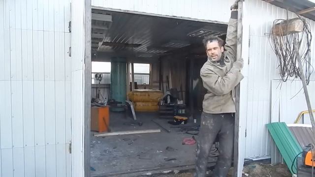 Самодельные ворота для гаража смотреть онлайн