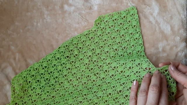Летняя кофточка крючком. ЧАСТЬ 1.