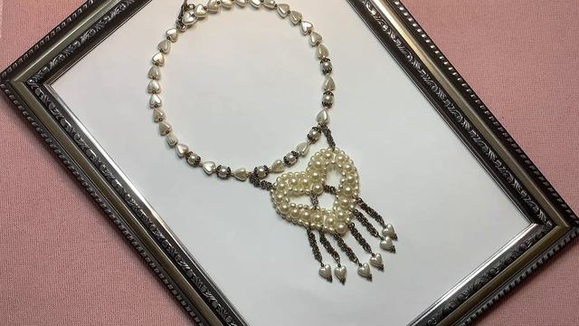 ПЕРЕДЕЛКА. Из одного колье получился комплект: колье, браслет и серьги. Rework. смотреть онлайн