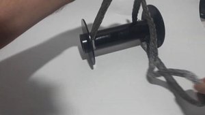 Узел крепления троса лебедки.