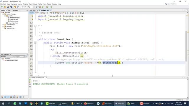 Java 2 Week 08-2 Creating text files смотреть онлайн