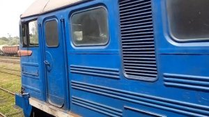 ДИЗЕЛЬ-ПОЕЗД ДПЛ1-0021 ВЕЗЕТ ПАССАЖИРОВ