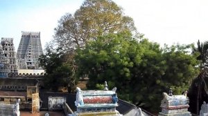 Sri Rangam; Raja Gopuram panorama