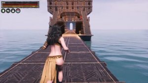 Conan Exiles Isle of Siptah Stormglass pier base (with mods)