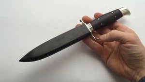 Финка НКВД авторская с деревянными ножнами