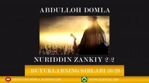 NURIDDIN ZANKI  ABDULLOH DOMLA