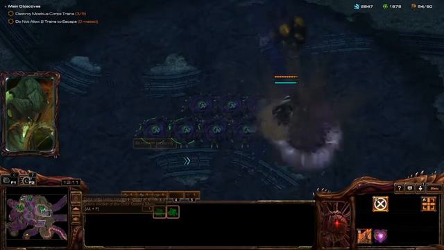 Starcraft Nexus Co-op: Oblivion Express (Overmind Solo Gameplay) смотреть онлайн