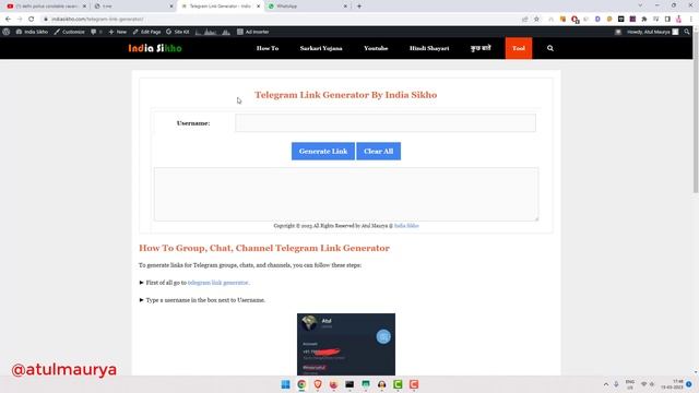 Telegram Link Generator | How To Create Link Chat, Channel, Group in Telegram смотреть онлайн