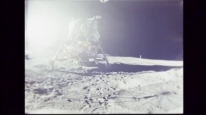 Эдгар Митчелл выходит на поверхность Луны миссия Apollo-14 (ускоренно)