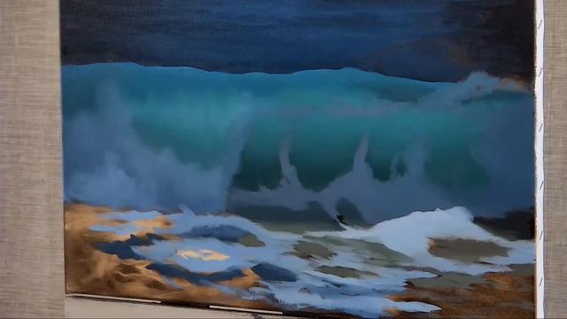 Марафон для художников по написанию картины "Волна". Часть 2 | Школа морского пейзажа Дмитрия Розы смотреть онлайн