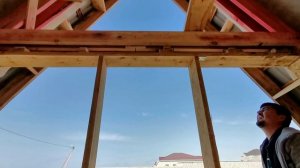 Мини дом шалаш 35м2. Дом мечты. Каркасный треугольный дом A-Frame своими руками