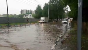 На Саратов обрушился "залповый" ливень
