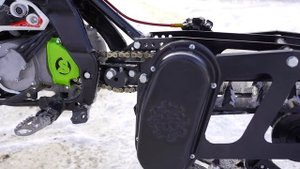 Гусеница на мотоцикл 35 мм зацеп ! Потянет Китаец?