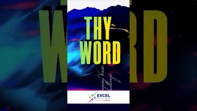 THY WORD | MEMORY VERSE CHALLENGE | ENGLISH | JUN AGE 7-10 | PSALMS 3:3 | DAY 51 #excelvbs