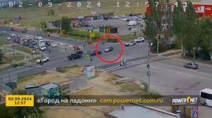 ДТП (авария г. Волжский) ул. Карбышева - ул. Оломоуцкая 02-09-2024 12-57