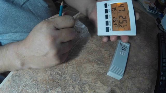 Домашний термометр с выносным датчиком. смотреть онлайн