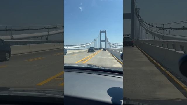 Driving Through The Chesapeake Bay Bridge - Maryland - America #usa