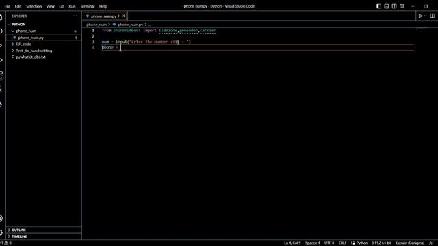 phone number location using python || simple 5 lines of code #youtube #programming #pythonprojects