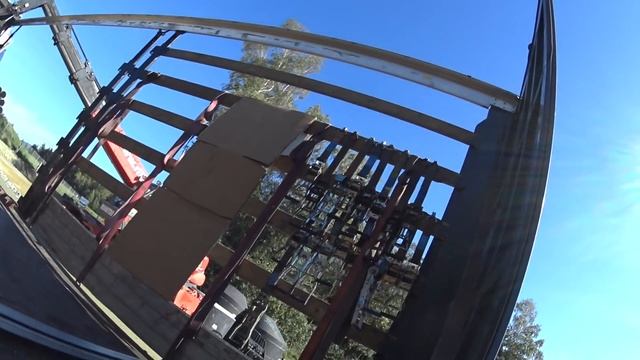 Выгрузка через ЖОПУ и на весь день / Повредили крышу на прицепе / MANITOU в работе. смотреть онлайн