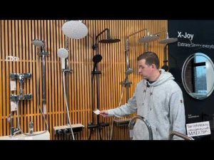 Сантехника.ру душевая стойка Am.Pm Like F0780522 черная термостатическая