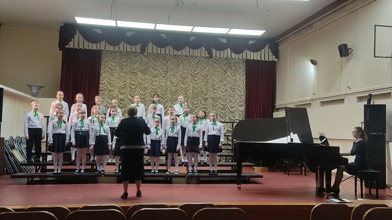 Хор младших классов ДМШ N1 г.Новосибирск смотреть онлайн