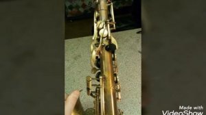 Restoration saxophone Buffet sda