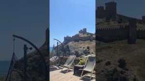 Эко коттеджи "Шале на Скале". Релакс отдых в Судаке с видом на крепость и море