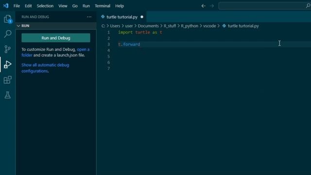 Easy python tutorial for beginners: Turtle Module #python #pythonforbeginners  #pythontutorial