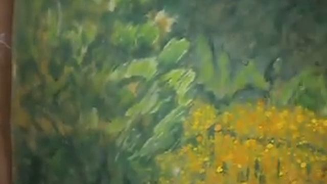 Картины пастелью Марианны Белей-СолтукВид на горы.Лумшоры Закарпатье.Украина смотреть онлайн