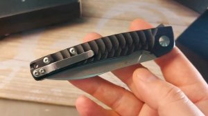 Складной нож Kizer Knives Splinter сталь N690, черная G-10