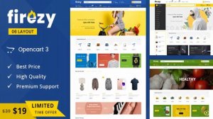 Firezy - Multipurpose OpenCart 3 Theme | Themeforest Website Templates and Themes