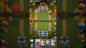 Clash Royal_Двойная атака на две башни в групповом бою