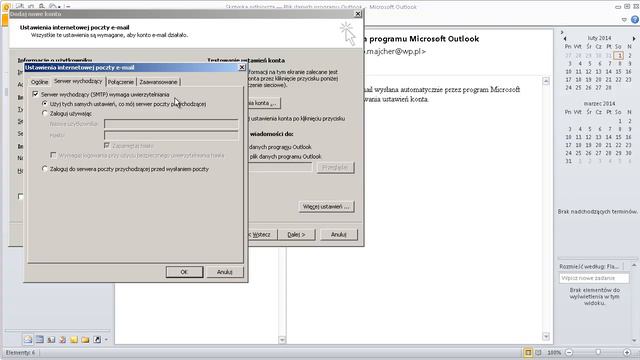 OUTLOOK - Dodawanie konta pocztowego (POP3) i jego podstawowa konfiguracja смотреть онлайн