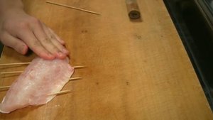 Обработка и Приготовление Сашими из МОРСКОГО ОКУНЯ