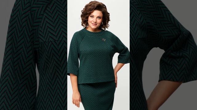 Юбочный костюм Bonna Image 878 (размер 48-60) трикотажный #костюмсюбкой #костюмыженские #кэжуал
