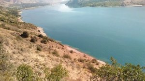 Круг  Панорама Чарвакского водохранилища. Река Пскем, Чаткал. Charvak lake video by Dino Macheze.