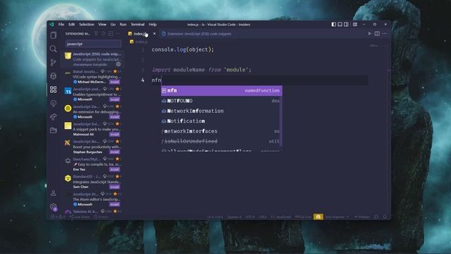 Javascript code snippets