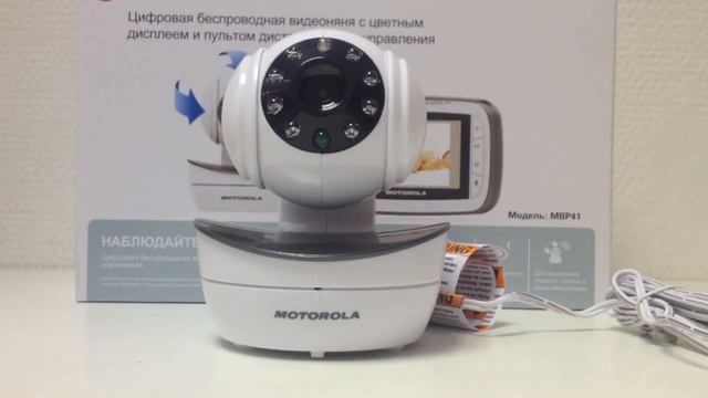 Обзор видеоняни Motorola MBP41 смотреть онлайн