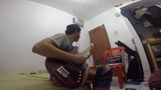 Slap bass - finger style Joshua Navarrete (ROCKSHUA) Cort GB74JH смотреть онлайн