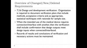 ISO 13485:2016 Overview