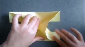 Оригами из бумаги легкие.  Рамка для фотографий. Origami paper light