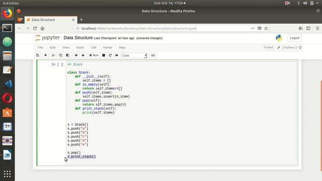 Stack and Queue Data Structure in Python. #Part1