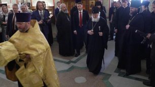 Центральный военный клинический госпиталь имени Вишневского посетил Патриарх Кирилл