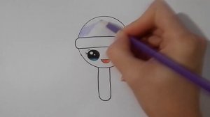 Как ПРОСТО нарисовать КОНФЕТУ ЧУПА-ЧУПС, простые рисунки/550/How TO just draw a Lollipop CANDY