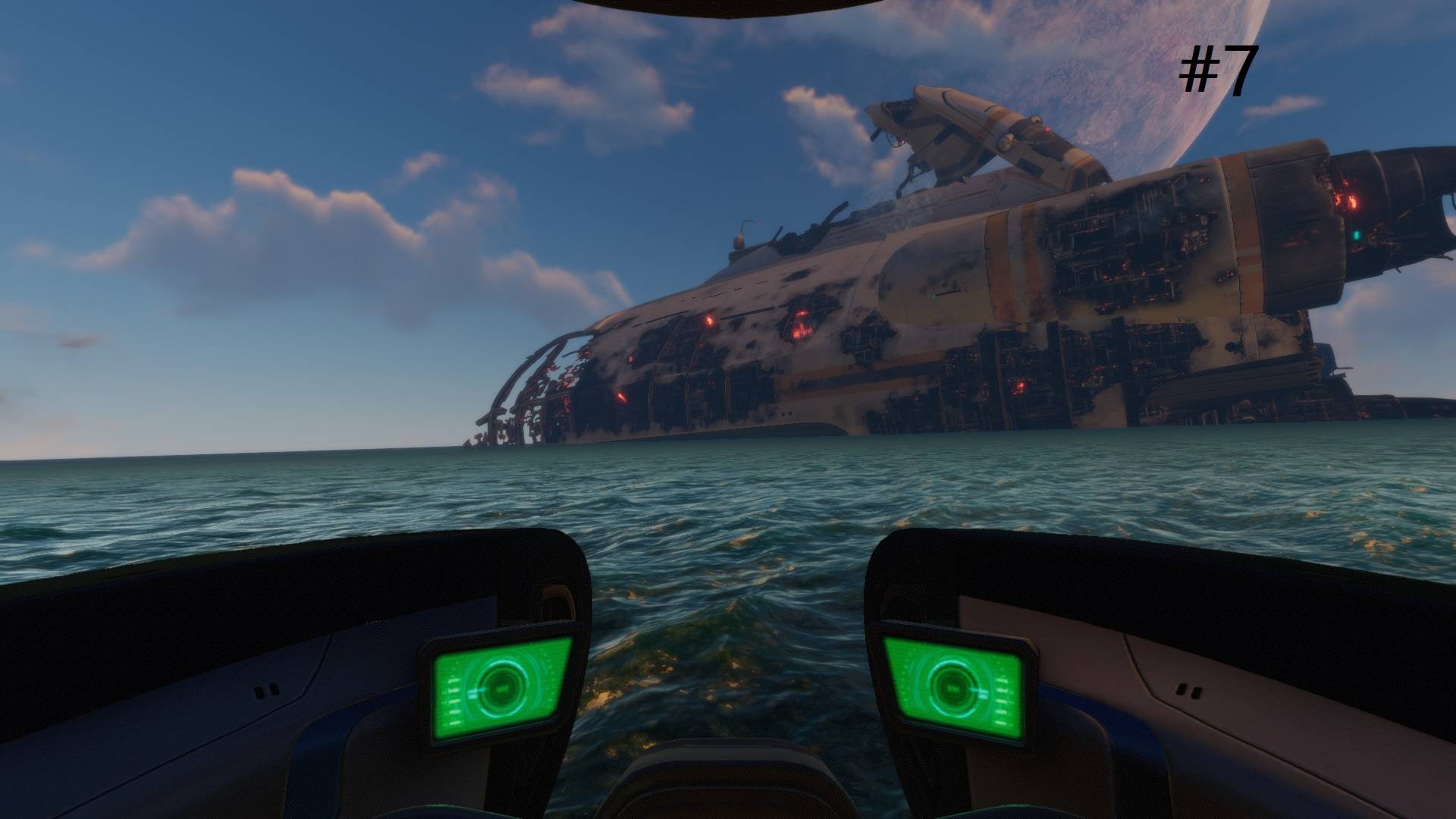 ИДЕМ НА АВРОРУ, НА ВКУСНЫЙ ЛУТ И НА СМЕРТЬ Subnautica #7 смотреть онлайн