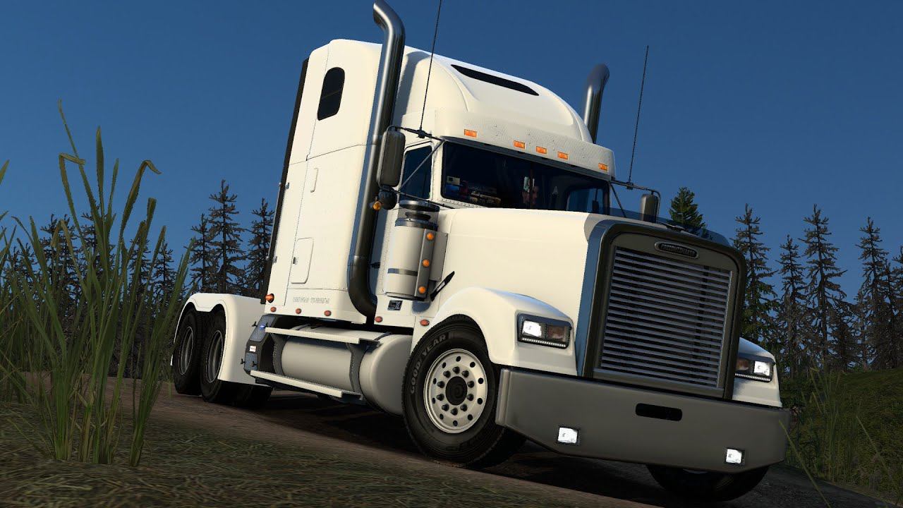[ATS] Freightliner Classic XL_Big power hauler in Alaska смотреть онлайн