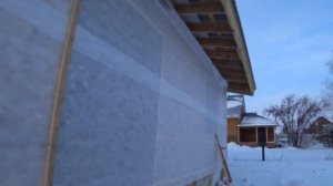 КАРКАСНЫЙ ДОМ /ОБШИВКА САЙДИНГОМ